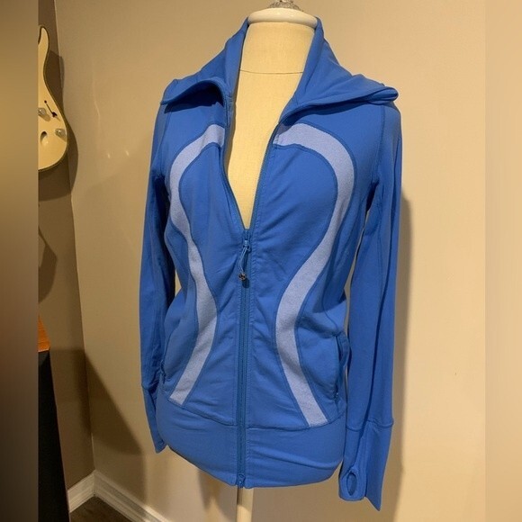 Lululemon In Stride Jacket size 6 blue - Picture 3 of 5